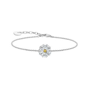 Preview image of Thomas Sabo Lovely Daisy Cubic Zirconia Silver Bracelet 