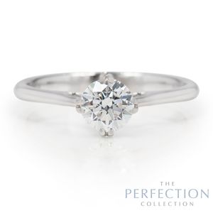 Preview image of Platinum 0.60ct Perfection Collection Round Brilliant Diamond 4 Claw Honolulu Set  Solitaire