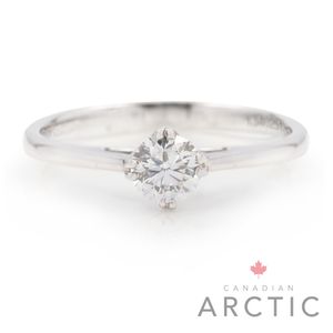 Preview image of 18ct White Gold 0.30ct Canadian Arctic Round Brilliant Diamond Honolulu Set Solitaire