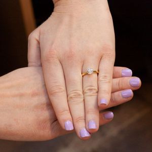 Preview image of 18ct Gold 1.00ct Round Brilliant Cut Diamond 4-Claw Solitaire