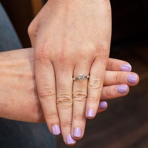 Preview image of 18ct White Gold 1.10ct Canadian Arctic Round Brilliant Diamond 4 Claw Solitaire