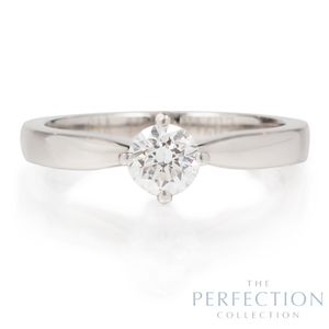 Preview image of Platinum 0.40ct Perfection Collection Round Brilliant Diamond 4 Claw Solitaire
