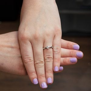 Preview image of Platinum 0.40ct Perfection Collection Round Brilliant Diamond 4 Claw Solitaire