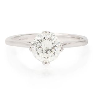 Preview image of 18ct White Gold 1.01ct Round Brilliant Cut Diamond Honolulu Set Solitaire