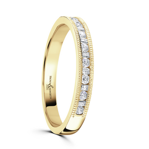 Preview image of 9ct Yellow Gold 2.8mm 0.20ct Diamond Eternity Ring 