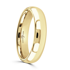 Preview image of 18 Carat Yellow Gold 5mm Medium Court Gents Wedding Ring