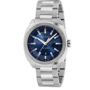 Preview image of Gucci GG2570 41mm Steel Blue Dial Quartz Bracelet Watch