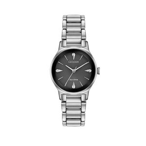 Preview image of Citizen Ladies Eco-Drive Axiom Black Dial Diamond Watch