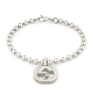 Preview image of Gucci Interlocking Boule Sterling Silver Bracelet 
