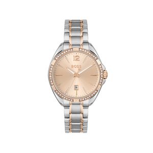 Preview image of Boss Felina 32mm Stone Set Bi-Coloured Quartz Bracelet Watch
