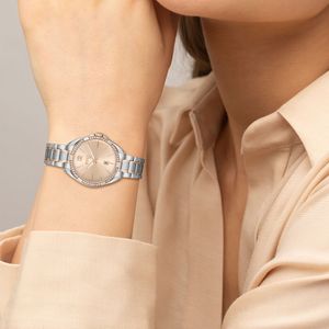 Preview image of Boss Felina 32mm Stone Set Bi-Coloured Quartz Bracelet Watch