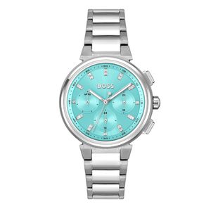 Preview image of Boss One 38mm Blue Dial Stainless Steel Bracelet Chronograph Watch