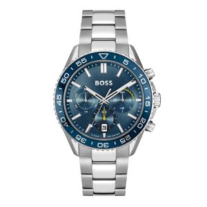 Preview image of BOSS Runner 43mm Blue Dial Quartz Bracelet Chronograph  Watch