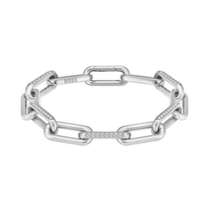 Preview image of BOSS Halia Stone Silver Linked Bracelet