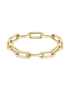 Preview image of Boss Halia PaperLink Gold IP Plated Bracelet 