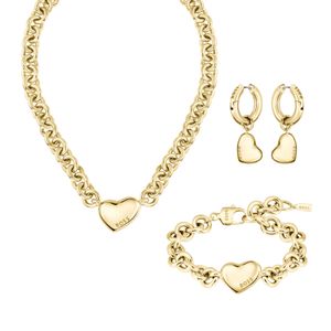 Preview image of Boss Honey Love Gold IP Necklace, Bracelet & Earrings Gift Set