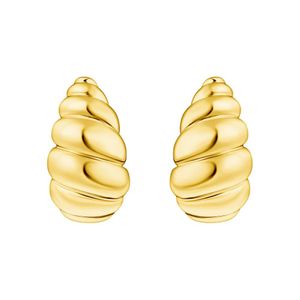 Thomas Sabo Twisted Band Gold-Plated Stud Earrings 