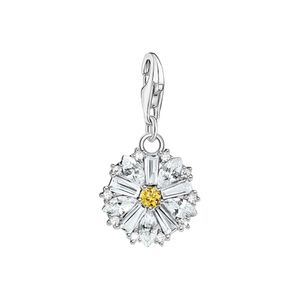 Preview image of Thomas Sabo Lovely Daisy Cubic Zirconia Silver Charm