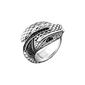 Preview image of Thomas Sabo Snake Black Cubic Zirconia Ring 