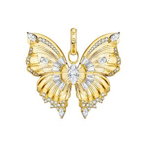Preview image of Thomas Sabo Butterfly Paradise Cubic Zirconia Gold-Plated Pendant 