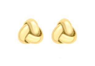 Preview image of 9ct Gold 7mm Knot Earrings