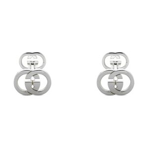 Gucci Interlocking Silver Cufflinks