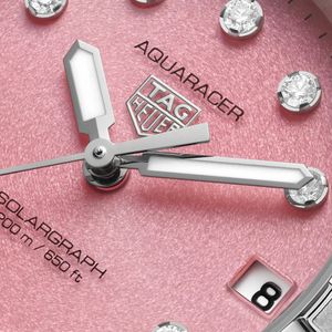 Preview image of TAG Heuer Aquaracer Professional 200 34mm Pink Steel Solargraph Quartz Watch