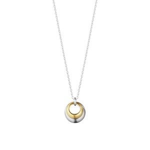 Preview image of Georg Jensen Curve 18ct Gold and Sterling Silver Pendant 