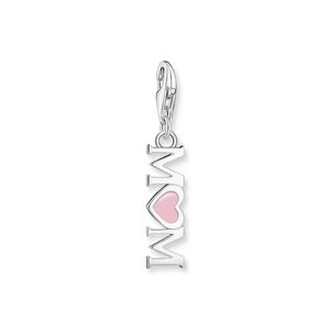 Preview image of Thomas Sabo Pink Enamel 'Mum' Silver Charm