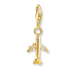 Preview image of Thomas Sabo Gold Plated Aeroplane Charm