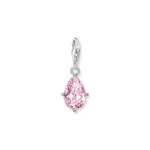 Preview image of Thomas Sabo Pink CZ Pear Shape Silver Charm