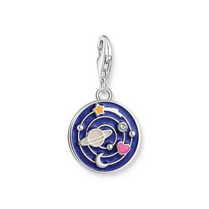 Preview image of Thomas Sabo Blue Cold Enamel Galaxy Silver Charm