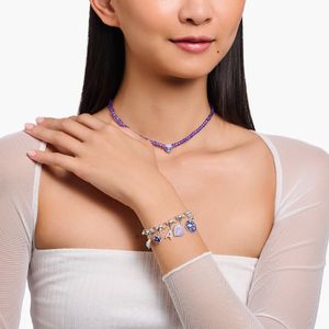 Preview image of Thomas Sabo Blue Cold Enamel Galaxy Silver Charm