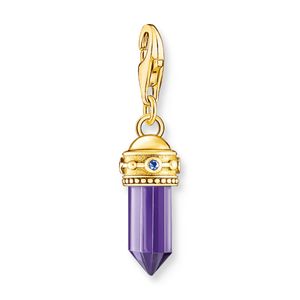 Preview image of Thomas Sabo Imitation Amethyst Gold Plated Charm