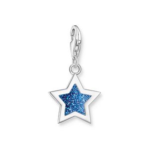 Thomas Sabo Blue Glitter Silver Charm 
