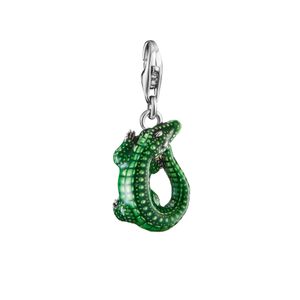 Preview image of Thomas Sabo Green Crocodile Silver Charm 