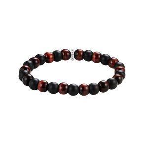 Preview image of Thomas Sabo Obsidian & Red Tiger Eye Bracelet 