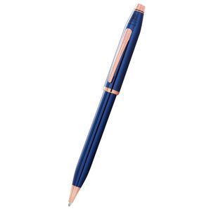Preview image of Cross Century II Translucent Cobalt Blue Lacquer Ballpoint Pen
