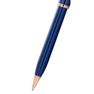 Preview image of Cross Century II Translucent Cobalt Blue Lacquer Ballpoint Pen