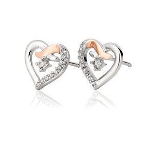 Preview image of Clogau Kiss Heart Cubic Zirconia Earrings
