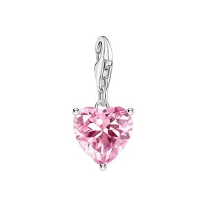 Preview image of Thomas Sabo Pink Heart Silver Charm 