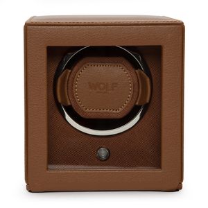 Preview image of WOLF Cub Cognac Watch Winder With Cover