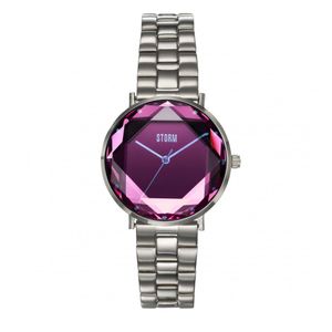 Storm Elexi Lazer Purple Jewel Dial Bracelet Watch