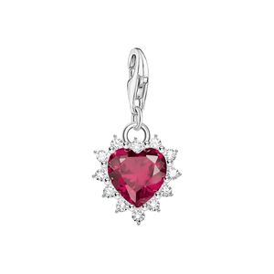 Preview image of Thomas Sabo Romance Red Cubic Zirconia Heart Charm 