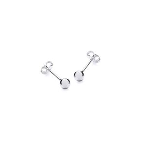 Preview image of 9ct White Gold 4mm Ball Studs