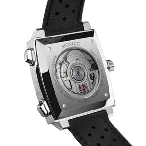 TAG Heuer Monaco Steve McQueen Edition Gents Chronograph Black Strap Watch