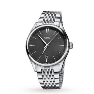 Preview image of Oris Artelier Date 40mm Steel Grey Dial Automatic Bracelet Watch