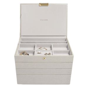 Preview image of Stackers Putty Croc Classic Jewellery Box Set of 4