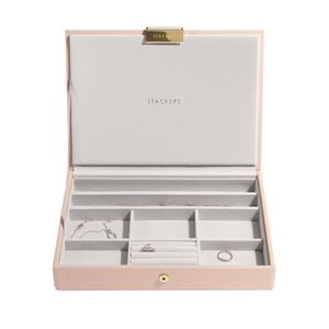 Preview image of Stackers Blush & Gold Classic Jewellery Box Lid