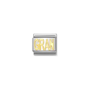 Nomination Composable Classic Link Gran In Bonded Yellow Gold